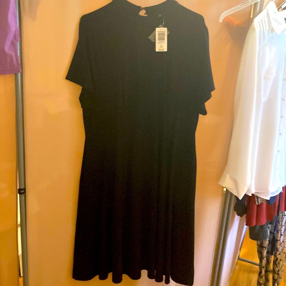 New with tags, never worn, smoke free, 2x, little black dress, Cinched waist